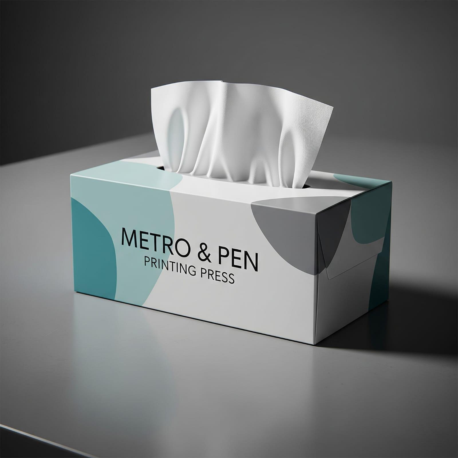 Custom tissue box for hospitality and retail UAE